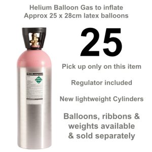 25 CYLINDER HIRE HELIUM2GO