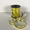 metallic gold curling ribbon