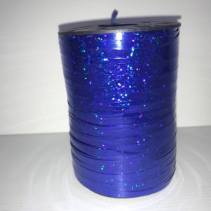 Blue Holographic Curling Ribbon