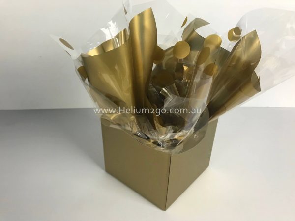 Gold Posy Box Weight