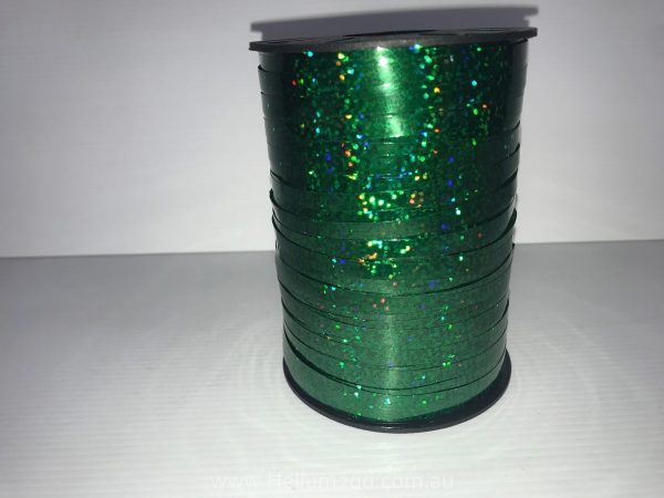 Green Holographic Curling Ribbon Green Holographic Curling Ribbon