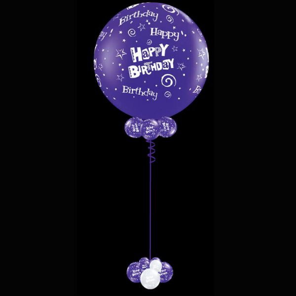 Jumbo 90cm printed latex helium balloon2