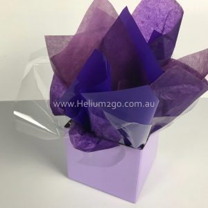 Mauve Posy Box Weight