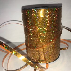 Orange Holographic Curling Ribbon