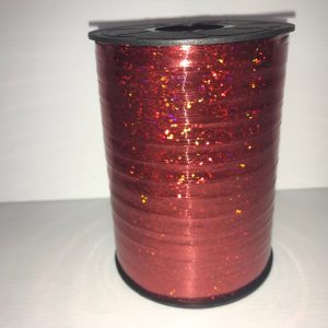 Red Holographic Curling Ribbon