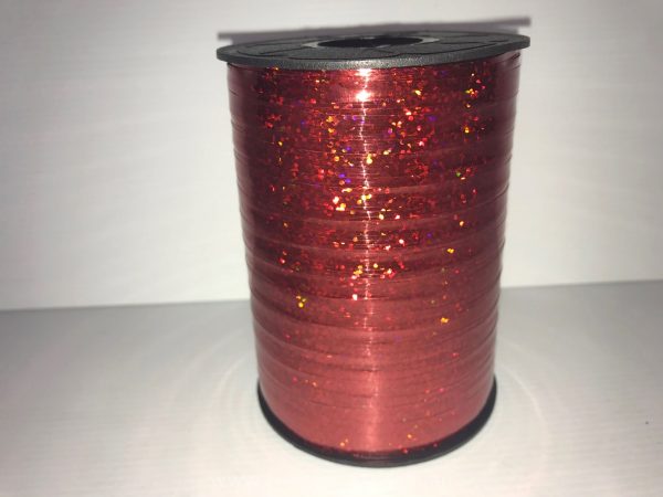 Red Holographic Curling Ribbon Red Holographic Curling Ribbon