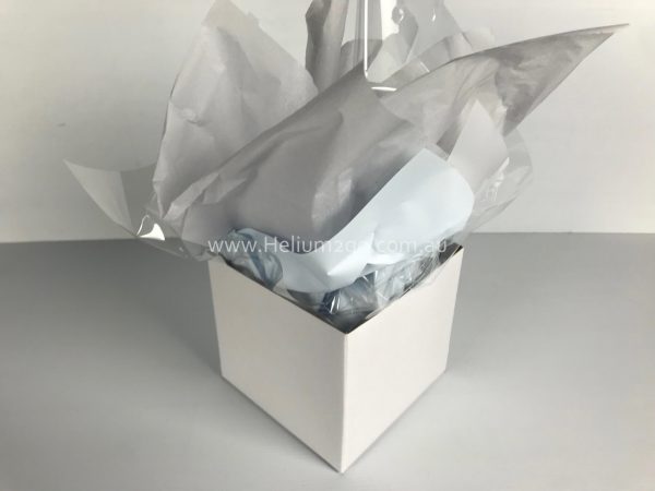 White Posy Box Weight White Posy Box Weight