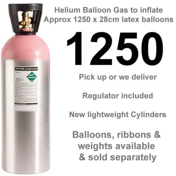 1250 Helium Balloon Gas Cylinder