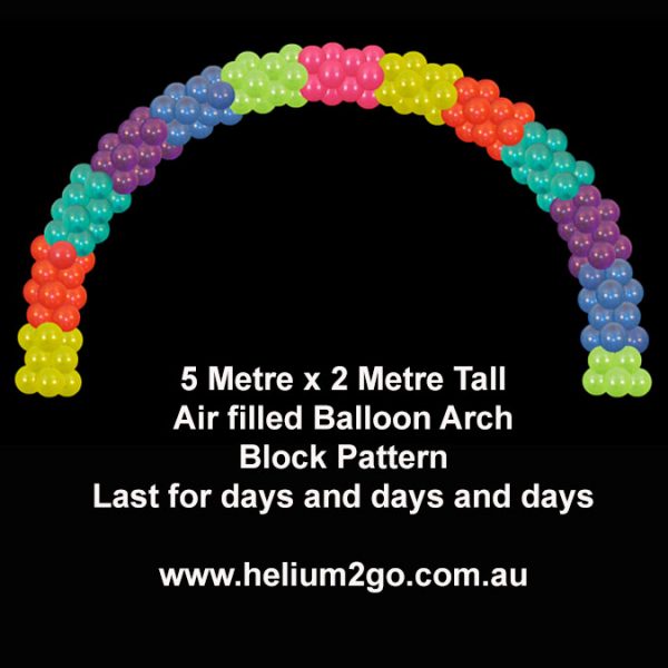 Block-pattern-air-filled-balloon-arch Block-pattern-air-filled-balloon-arch