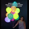 Multicoloured stars balloon white light inflated Multicoloured stars balloon white light inflated
