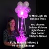 10 Mini light up balloon trees 10 Mini light up balloon trees