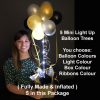 5 Mini light up balloon trees 5 Mini light up balloon trees