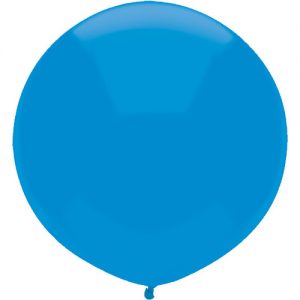 Bright Blue 43cm latex balloons outdoor