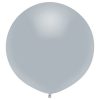 Platinum Silver 43cm latex outdoor balloons