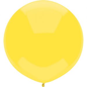 Sun Yellow 43cm latex outdoor balloons