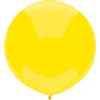 Yellow 43cm latex outdoor balloons