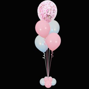 Bouquet of Confetti & 4 latex balloons2