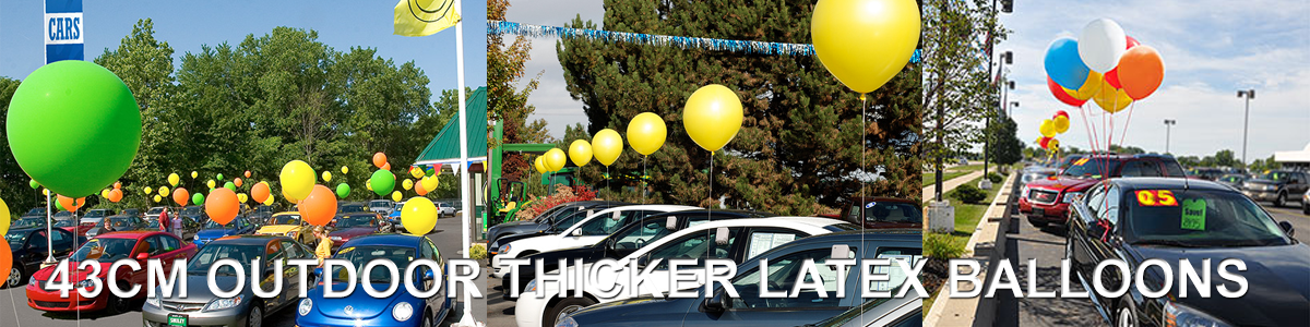 43CM LATEX OUTDOOR BALLOONS