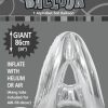 A Silver foil balloon letter 86cm helium filled