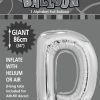 D Foil balloon letter 86cm helium filled
