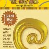 @ Gold Foil letter 86cm helium filled