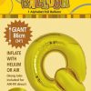 q gold foil balloon letter 86cm helium filled