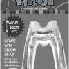 M Silver foil balloon letter 86cm helium filled