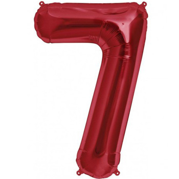 RED NUMBER 7 86CM RED NUMBER 7 86CM