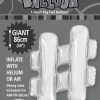 # Silver foil balloon letter 86cm helium filled