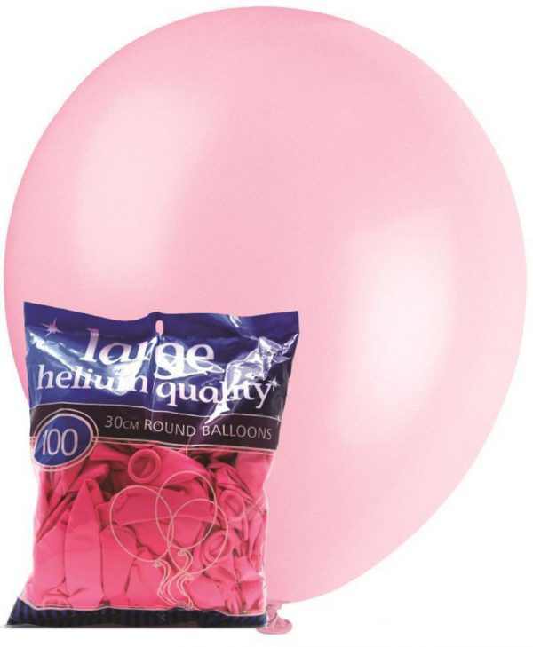 PINK 28cm latex balloons PINK 28cm latex balloons