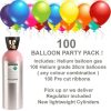 100 balloon helium gas kit