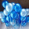 helium balloons blue and light blue