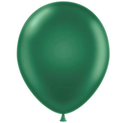 Metallic Green 28cm latex balloons
