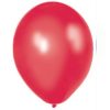 Metallic Red Latex 28cm Balloons