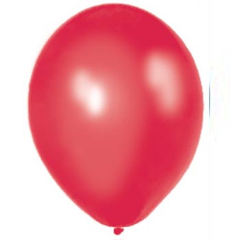 metallic red 28cm latex balloons