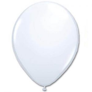 White Latex 28cm Balloons