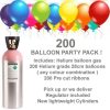 200 Helium Balloons Gas Kit D.I.Y