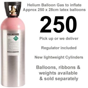 250 balloon helium gas cylinder