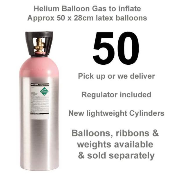50 Helium Balloon Gas Cylinder Rental