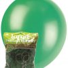 metallic green 28cm latex balloons