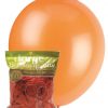 metallic orange 28cm latex balloons