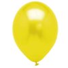 Metallic Yellow Latex 28cm Balloons