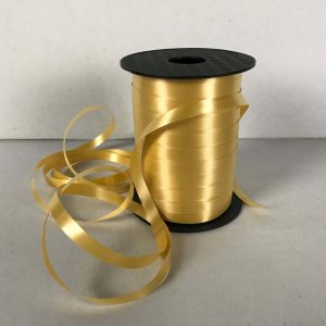gold curling ribbon
