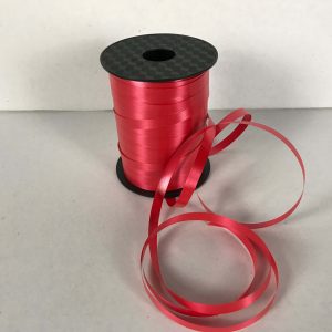 red curling ribbon