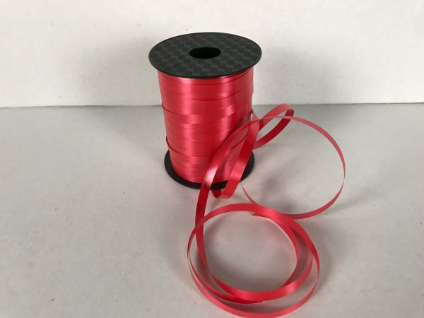 RED CURLING RIBBON