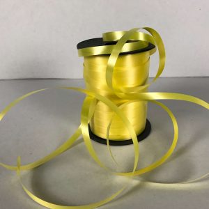 yellow curling ribbon