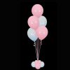 bouquet of 5 latex helium balloons