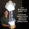DIY Mini light up balloon tree