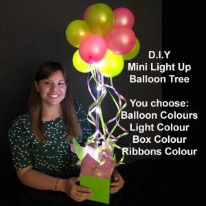 DIY Mini light up balloon tree2