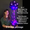 5 DIY Mini light up balloon trees2